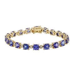 Brazalete en oro con Tanzanita AAA (CIRARI)
