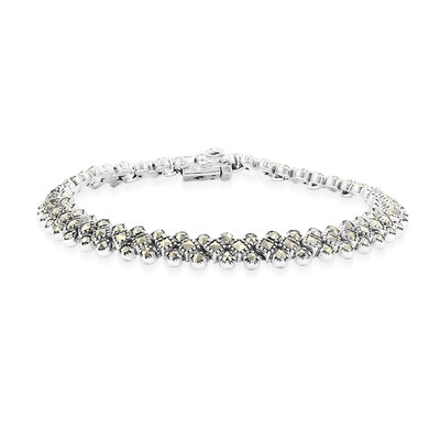 Brazalete en plata con Marcasita