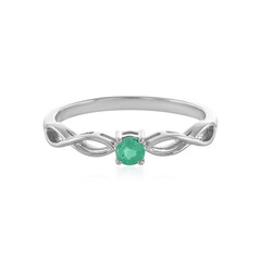Anillo en plata con Esmeralda de Colombia