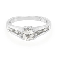 Anillo en plata con Berilo del Himalaya