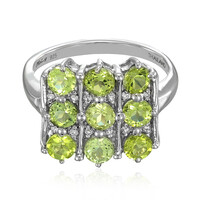 Anillo en plata con Turmalina Paraíba
