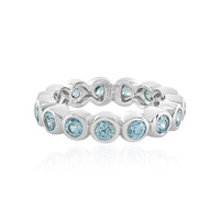 Anillo en plata con Zircón de Ratanak Kirí