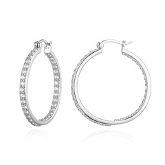 Pendientes en plata con Zircón