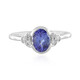 Anillo en plata con Tanzanita (Adela Silber)