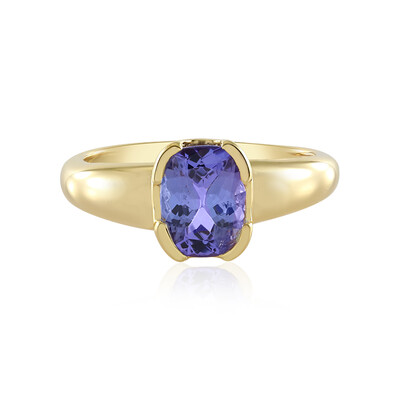 Anillo en plata con Tanzanita (Adela Silber)