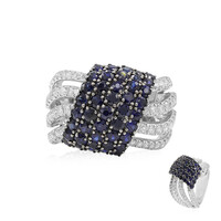 Anillo en oro con Zafiro azul (Estée Collection)