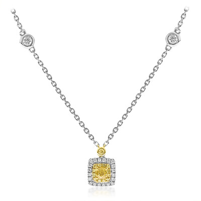 Collar en oro con Diamante amarillo SI2 (CIRARI)