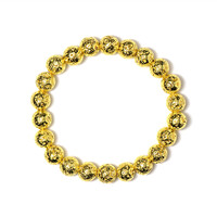 Brazalete con Perla de lava dorada