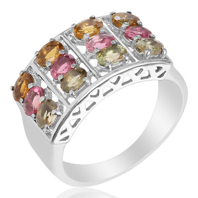 Anillo en plata con Turmalina