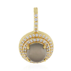 Colgante en oro con Piedra de luna de Kangeyam