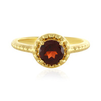 Anillo en plata con Granate de la India
