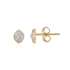 Pendientes en plata con Diamante I2 (I)
