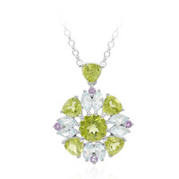 Collar en plata con Peridoto