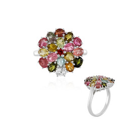 Anillo en plata con Turmalina