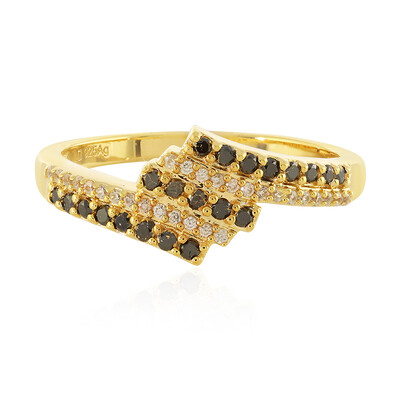 Anillo en plata con Diamante negro