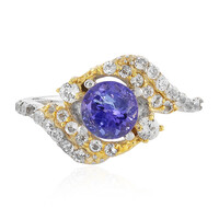 Anillo en plata con Tanzanita