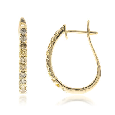 Pendientes en oro con Diamante fancy SI2 (CIRARI)