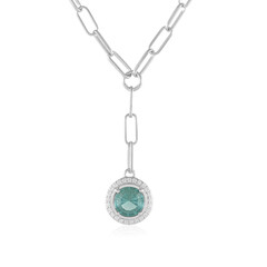 Collar en plata con Fluorita verde