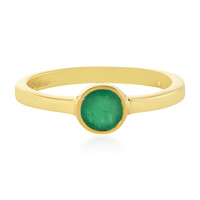 Anillo en plata con Esmeralda de Socoto