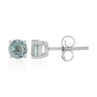 Pendientes en plata con Zircón de Ratanak Kirí