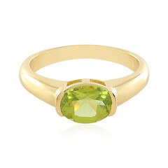 Anillo en plata con Peridoto