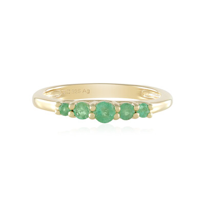Anillo en plata con Esmeralda de Colombia