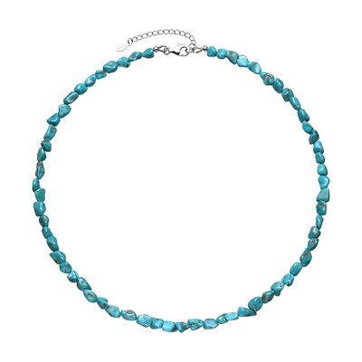 Collar en plata con Turquesa