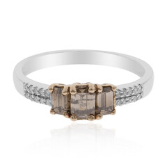 Anillo en oro con Diamante chocolate SI2 (CIRARI)