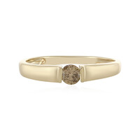 Anillo en oro con Diamante chocolate I1