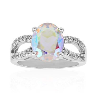 Anillo en plata con Cuarzo Rayo de luna