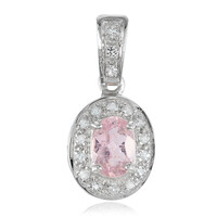 Colgante en plata con Turmalina cuprífera rosa