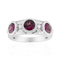 Anillo en plata con Rodolita del Valle Rift (Remy Rotenier)
