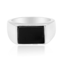 Anillo en plata con Ónix negro