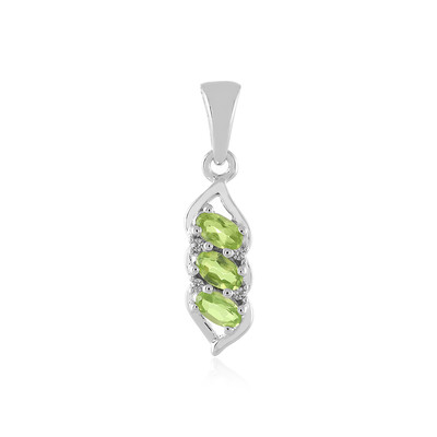 Colgante en plata con Peridoto de Arizona
