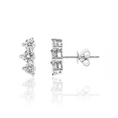 Pendientes en oro con Diamante I1 (H)  (CIRARI)