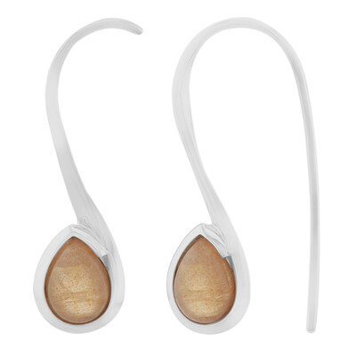 Pendientes en plata con Piedra del sol (TPC)