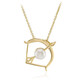Collar en plata con Perla blanca Freshwater