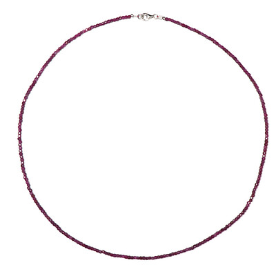 Collar en plata con Rubí de Madagascar