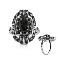 Anillo en plata con Ónix negro