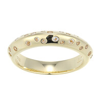 Anillo en plata con Topacio blanco (Adela Silber)