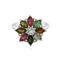 Anillo en plata con Turmalina