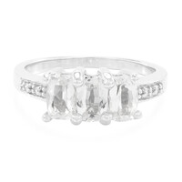 Anillo en plata con Berilo del Himalaya