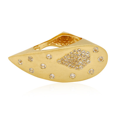 Anillo en plata con Topacio blanco (MONOSONO COLLECTION)