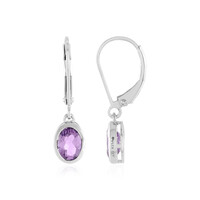 Pendientes en plata con Amatista