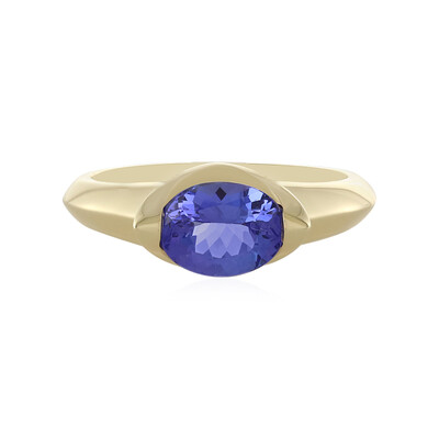Anillo en oro con Tanzanita AAA (de Melo)