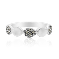 Anillo en plata con Marcasita