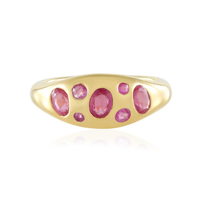 Anillo en plata con Rubí de Madagascar