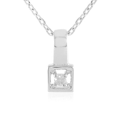 Collar en plata con Diamante I3 (J)