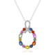 Collar en plata con Zafiro azul
