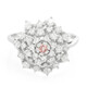 Anillo en plata con Zafiro Padparadscha